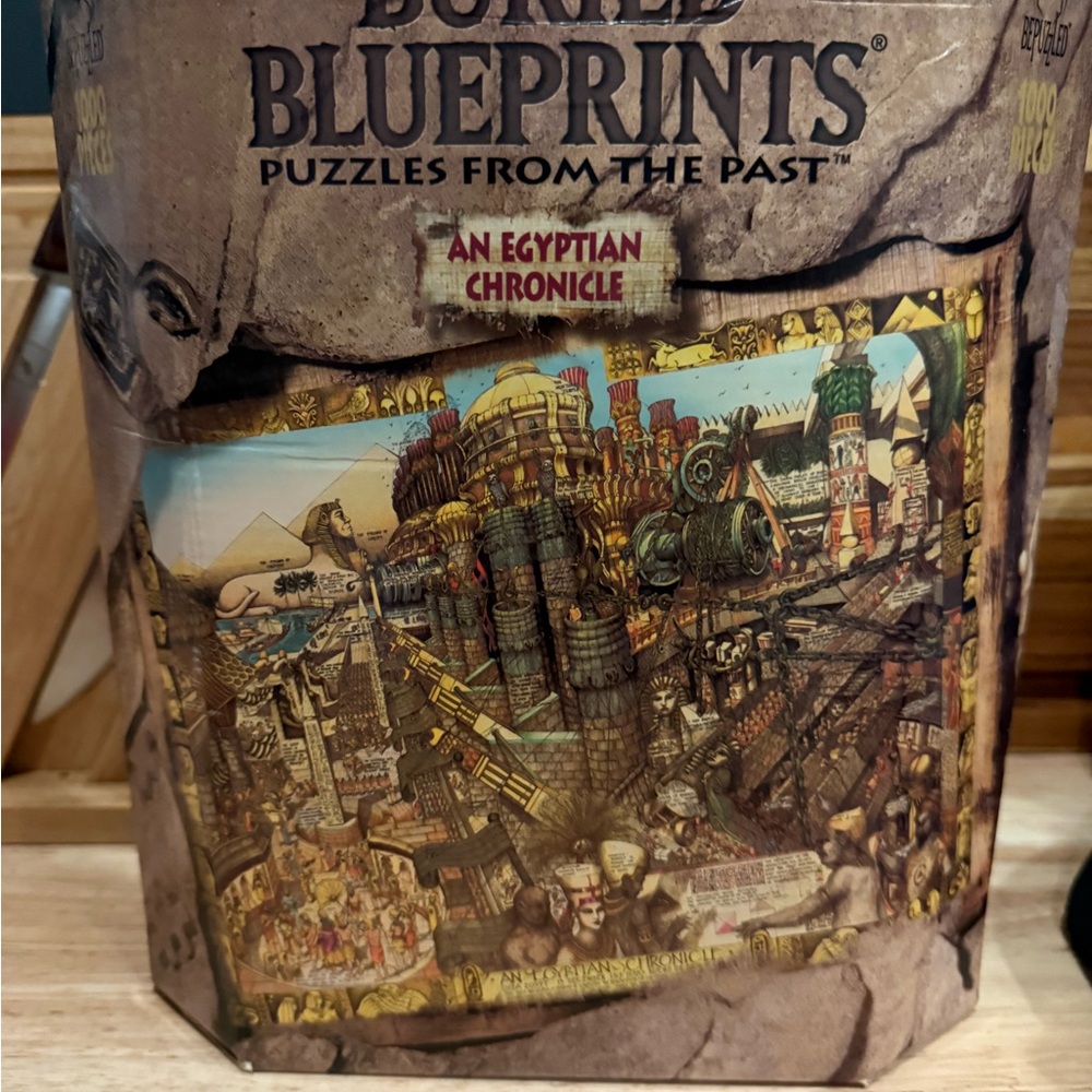 Egyptian Chronicle Puzzle - buried blueprints sealed